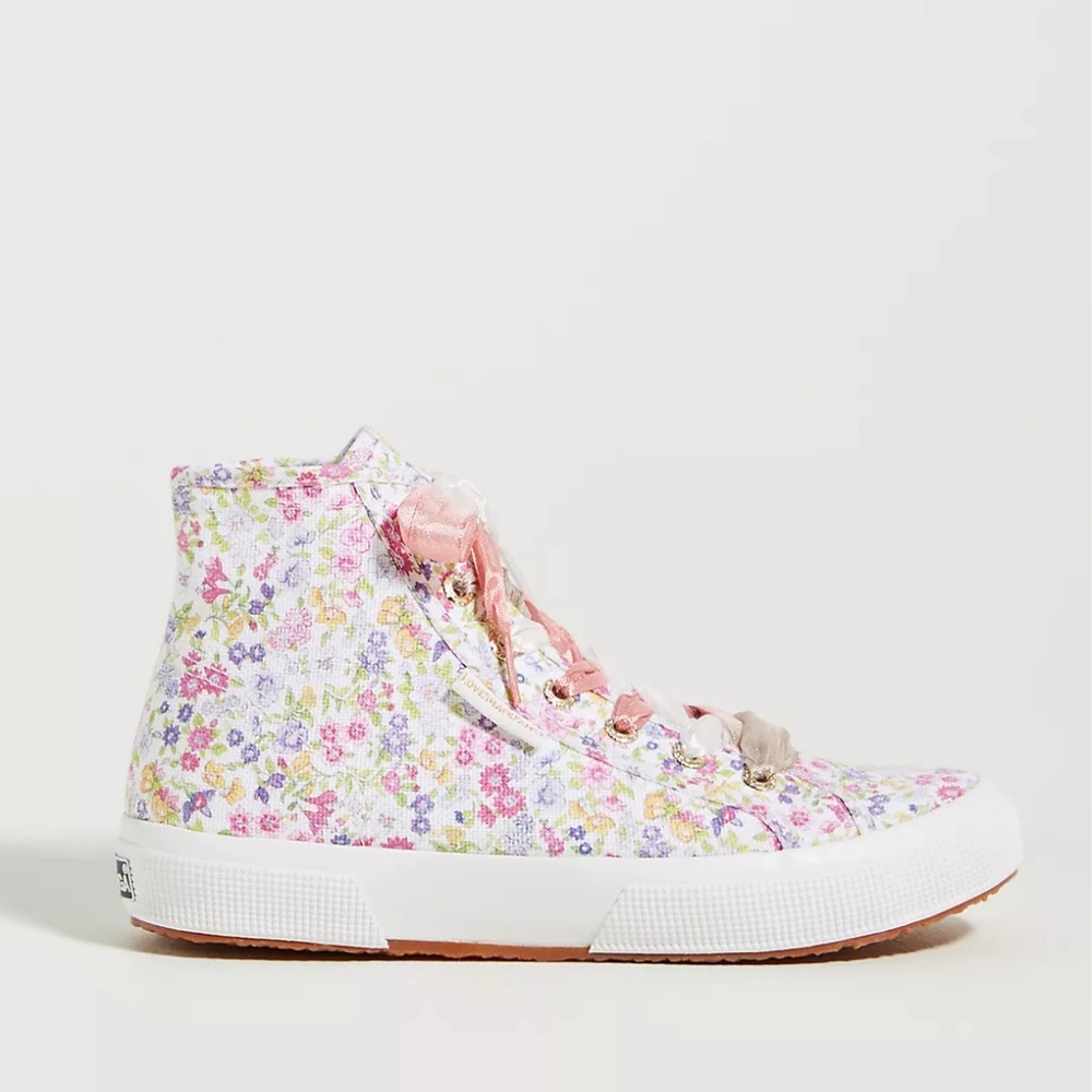 LoveShackFancy x Superga 2795 High-Top Sneakers Size 6.5